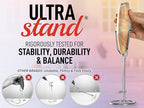 PRO MILK FROTHER WAND - ULTRA HIGH SPEED HANDHELD FROTHER - UPGRADED STAND - Powerful Handheld Mixer with Infinite Uses - Super Instant Electric Foam Maker with Stainless Steel Whisk (Granite)