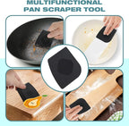Cast Iron Scrubber | Dish Scrub Brush | 316 Cleaner Chainmail Scrubber for Cast Iron Pan Skillet Cleaner - Dish Scouring Pad Dishwasher Safe Cleaning Kit, Grey 02