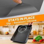 Cut to Size Silicone Baking Baking Mat Roll-Best German Silicone - Non-slip Silicone Pastry Mat, Non-Stick Reusable Air Fryer Linner, Counter Mat, Oven Liner, Freeze Dryer Mat