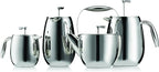 Bodum 17 oz Columbia Thermal French Press Coffee Maker, Insulated Double Wall Stainless Steel, Chrome