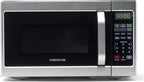 Farberware 0.7 Cu. Ft. Countertop Microwave Oven – 700 Watts Power, Auto Cook Settings, Defrost, Easy Clean and Child Safety Lock - Stainless