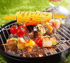 10PCS Corn Holders - Corn on The Cob Skewers,Stainless Steel Corn Fork Prong Skewers Kitchen Tool for BBQ Twin Prong Sweetcorn Holders Home Cooking Fork