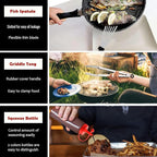Griddle Accessories Kit of 20, HaSteeL Heavy Duty Metal Spatula Set, Stainless Steel Teppanyaki Tools for Flat Top, Barbecue Grilling Indoor & Outdoor, Melting Dome, Burger Turner, Dishwasher Safe