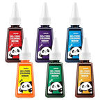 Gel Food Coloring Set - Concentrated Vibrant 6 Colors Food Grade Dye for Cake, Icing, Macarons, Cookies, Baking Decoration, Fondant, Edible Food Colors for Domestic Use - 7.1 fl.oz (35ml/Bottle)