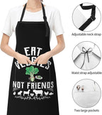 Men Women Apron, Adjustable Neck with 2 Pockets - Chef Apron for Cooking - Mom Dad Gift for Christmas, Birthday