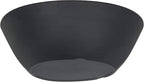 Carlisle FoodService Products Ridge Reusable Plastic Bowl for Home and Restaurant, Melamine, 52 Ounces, Slate