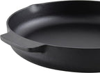 KitchenAid 48395 Seasoned Cast Iron Frying Pan/Skillet, 12 Inch - Black