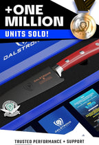 Dalstrong Paring Knife - 3.5 inch - Gladiator Series - Forged High-Carbon German Steel - Crimson Red ABS Handle Kitchen Knife - Sheath Included - Razor Sharp Cooking Chef Knife - NSF Certified