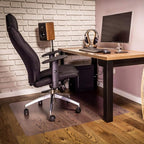NECAUX Custom 16 x 24 Inch Frosted Desk Cover Protector, 1.5mm Thick Plastic Table Pad Desk Mat Desk Protector for Office Computer Writing Desk, Side Table, End Table, Night Stand, Dresser
