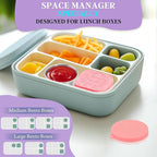 6 PCS Salad Dressing Container to Go,Handy Leakproof Stainless Steel Meal Prep Containers Reusable,Sauce Containers for Lunch Box, Picnics, Travel, Office and Kitchen Storage-1.6oz+2.7oz