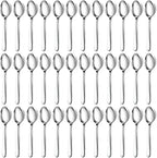 Pleafind 36-Pcs Dinner Spoons Set (7.4 inch), Spoons Silverware, Stainless Steel Spoon, Mirror Polished Tablespoon, Silverware Spoon for Home, Kitchen, Restaurant, Dishwasher Safe