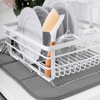 All-Clad Pot Protectors, Grip, and Dish Drying Mat Set: Pot Protectors for Kitchen Organization, 100% Silicone Heat Resistant Grip Set, 6-Piece