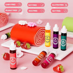 Oil Based Food Coloring for Chocolate, 20x10ml Food Colors Set for Valentine's Day Cake Decorating - Nomeca Food Grade Edible Food Dye for Baking,Candy Melts Cookies Fondant - .35 Fl. Oz Bottles