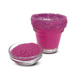 Snowy River Pink, Cocktail & Margarita Sugar Rimmer - Vibrant Color Glass Rimming Sugar with Medium Crystal Texture - 16oz