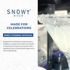 Snowy River Pearl, Cocktail & Margarita Sugar Rimmer - Vibrant Color Glass Rimming Sugar with Medium Crystal Texture - 4oz