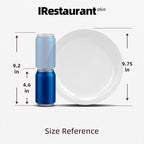 Stoneware Narrow Rim Commercial Grade Dinnerware (Bright White, Plate 9 5/8")