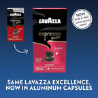 Lavazza Espresso Classico Medium Roast 100% Arabica Aluminum Capsules Compatible with Nespresso Original Machines 10 count (pack of 6), Value Pack – Packaging may vary