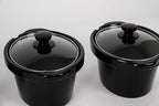 CULINARY CHEF, Triple Slow Cooker, Buffet Server 3 Pot, Food Warmer - Stainless