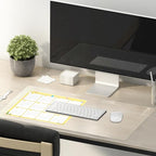14 x 24 Inch Clear Table Cover Protector, Clear Desk Mat, Table Protector, 1.5mm Plastic Table Cover, Vinyl Table Protector, Mats on Top of Desks
