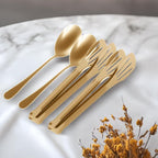 12PCS Stainless Steel Serving Utensils Sets,8 Large Serving Spoons,4 Serving Tongs,Gold Serving Utensills Sets for Buffet Catering Banquet Party (Gold)