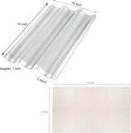 Stainless Steel Perforated French Baguette Bread Pan 3 Waves Toaster Oven Baking Tray (15"x10") with Large Bread Proofing Cloth (17.7" x 30.3")