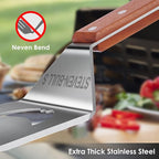 Grill Spatula for Outdoor Grill, 7-in-1 BBQ Spatula for Grill, 17 Inch Long Barbecue Tool, Perfect BBQ Gifts for Men (Color Box Packaging)