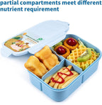 MISS BIG® Bento Box,Bento Box Adult,Lunch Box,Ideal Leak Proof Lunch Containers,No BPAs and No Chemical Dyes Bento Lunch Box,Dishwasher and Microwave Safe Lunch Containers for Adults(1900ml Blue)