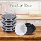 100 PACK 24 oz. Meal Prep Containers, Extra Large & Thick Food Storage Containers with Lids - BPA Free Stackable Microwavable & Dishwasher Safe, Travel, To Go, Bento Box (100)