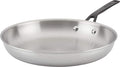 KitchenAid 5-Ply Clad Polished Stainless Steel Fry Pan/Skillet, 12.25 Inch