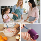 12 Pcs Silicone Mini Spatulas, 7.3 Inch Small Rubber Spatulas for Jars, Cans, Bowls, Baking & Mixing Kitchen Tools
