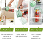 Fruit Infuser Water Pitcher,Glass Mason Jar Pitcher,64oz(2 Quart) Wide Mouth Jug with Pour Spout Handle Lid for Fruit Drinks,Cold Brew Coffee,Ice Beverage,Iced Juice,Lemonade,Sun Tea Container