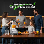 1800W Smoothie Blender and Grinder Combo 70OZ Large Capacity Countertop Blenders for Kitchen High Speed Blender for Smoothies Ice Crushing Frozen Drinks Puree