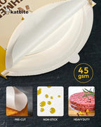 Katbite 9 Inch Parchment Paper Rounds, 200Pcs Cake Parchment Circles, Heavy Duty & Non-stick for Cake Baking, Air Fryer Liners, Tortilla Press