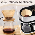 120 Count #4 Cone Coffee Filters 8-12 Cups, Disposable Natural Coffee Filters 4 Cone Paper Unbleached 4 Filters Paper Compatible with Ninja, Drip and Pour Over Coffee Maker