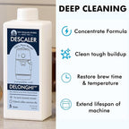 10 Uses DeLonghi Compatible Descaling Solution, Specially Designed to Clean Delonghi Coffee Machines and Maker - 33.8oz Espresso Coffee Maker Cleaner, Coffee Pot Cleaning Limescale Remover
