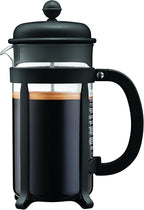 Bodum Java French Press Coffee and Tea Maker with SAN Plastic Shatterproof Carafe, 34 Ounce, Black