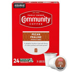 Community Coffee Southern Pecan Praline Flavored 24 Count Keurig K-Cup Coffee Pods, Medium Roast, 24 Count (Pack of 1)