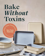 Caraway Nonstick Ceramic Bakeware Set (11 Pieces) - Baking Sheets, Assorted Baking Pans, Cooling Rack, & Storage - Aluminized Steel Body - Non Toxic, PTFE & PFOA Free - Marigold