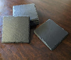 Power & Protection: V-Twin Engine Coasters for Your Ride - Square Slate - Set of 5