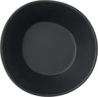 Carlisle FoodService Products Ridge Reusable Plastic Bowl for Home and Restaurant, Melamine, 52 Ounces, Slate, (Pack of 12)