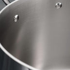 Tramontina Tri-Ply Clad Stainless Steel 3-Quart Sauce Pan with Glass Lid, Induction-Ready, Dishwasher-Safe, NSF-Certified