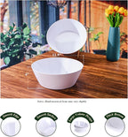 11.5-Inch Melamine Mixing Bowls (Set of 2) - Unbreakable and Reusable Large Serving Bowls, Stackable and Dishwasher-Safe - Versatile for All Meals