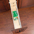 Rev-A-Shelf 8" Wooden Pullout Shelf Bakeware Organizer for Base Kitchen Cabinets with Soft Close and 100 Pound Ball-Bearings, 447-BCBBSC-8C