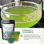 Snowy River Green, Cocktail & Margarita Sugar Rimmer - Vibrant Color Glass Rimming Sugar with Medium Crystal Texture - 4oz