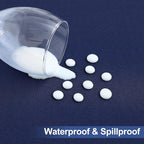 homing Rectangle Table Cloth Cover, Waterproof Polyester Elastic Fitted Tablecloth, Fits for 6 Foot Folding Tables, Washable Table Protector for Picnic, Camping, Outdoor (Navy Blue, 30" x 72")