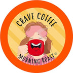 Crave Beverages Morning Light Roast Coffee Pods for Keurig K Cup Brewers, 100 Count