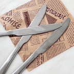 SANTUO Stainless Steel 12-Piece Dinner Knives Pack, Table Steak Knives Set for 12 (Silver 9 Inches)