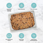 Boxiki Kitchen Non-Stick Ceramic Baking Sheet - Slick & Non-Toxic Ceramic Coating, PTFE & PFOA Free Cookie Sheet Pan - Perfect for Baking, Roasting, and More (Quarter Sheet Pan)