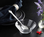 New Star Foodservice 58703 Rose Pattern, 18/0 Stainless Steel, Dinner/Dessert Spoon, 7-Inch, Set of 12