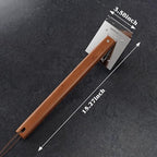 SIMPLETASTE Grill Brush and Scraper, Cherry Wooden Handle Wire Grill Brush for Grill Grate Cleaner Plus Stainless Steel Bristles Head for Replacement, Durable & Effective BBQ Tool [Upgraded]
